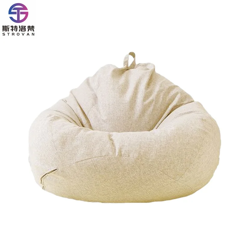 مجموعة كراسي غرفة المعيشة الفاخرة المريحة مجموعة غطاء أريكة الأريكة لمقعد كرسي كيس القماش فقاعة كيس فول كسول يغطي أريكة