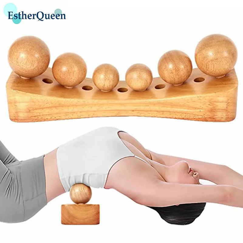 

EstherQueen Wood Massage Tool Trigger Point Massager for Hip Flexor Release,Occipital Release,Pressure Point ,Guasha