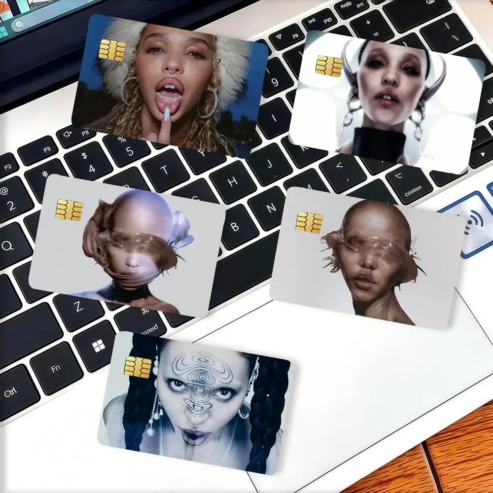 Singer F-FKA twigs Eusexua Credit Card Decorative Card Stickers Suitable For Bank Cards Metro Transit Anti-scratch Gift 4PCS