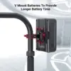 SmallRig ミニ V マウント バッテリー マウント プレート カニ型クランプ付き ユニバーサル カメラ アクセサリー用 1/4-20 インチネジ穴付き 2989 6