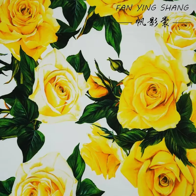 tecido-amarelo-rosa-digital-100-algodao-para-camisa-de-vestido-faca-voce-mesmo