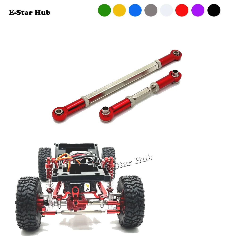 

Front Axle Steering Rod for 1/12 MN168 MN82 LC79 MN78 Metal Upgrade Parts Kit RC Car OP Accessories