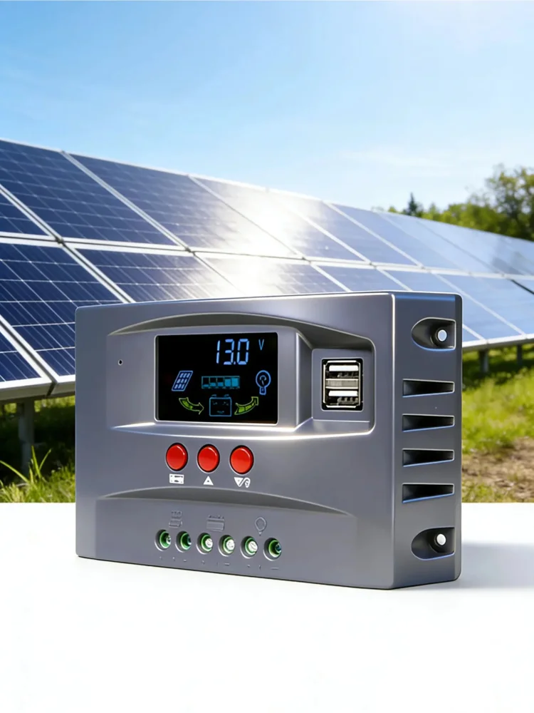 MPPT 12V/24V Auto 30A40A50A60A-100A zonne-laadregelaar compatibel met loodzuur-, lithium- en LiFePO4-batterijen - afbeelding 2