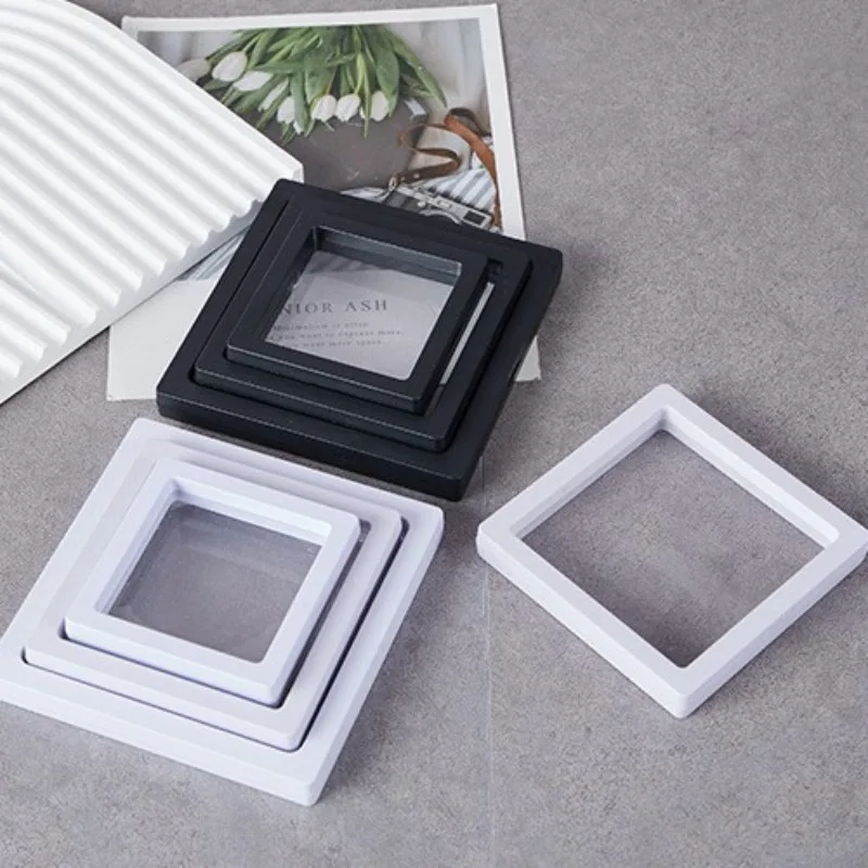 

10Pcs PE Film Suspension Box for Jewelry Badges Rings Necklaces Bracelets Hairpins and Accessory Boxes 7x7cm/9x9cm/11x11cm