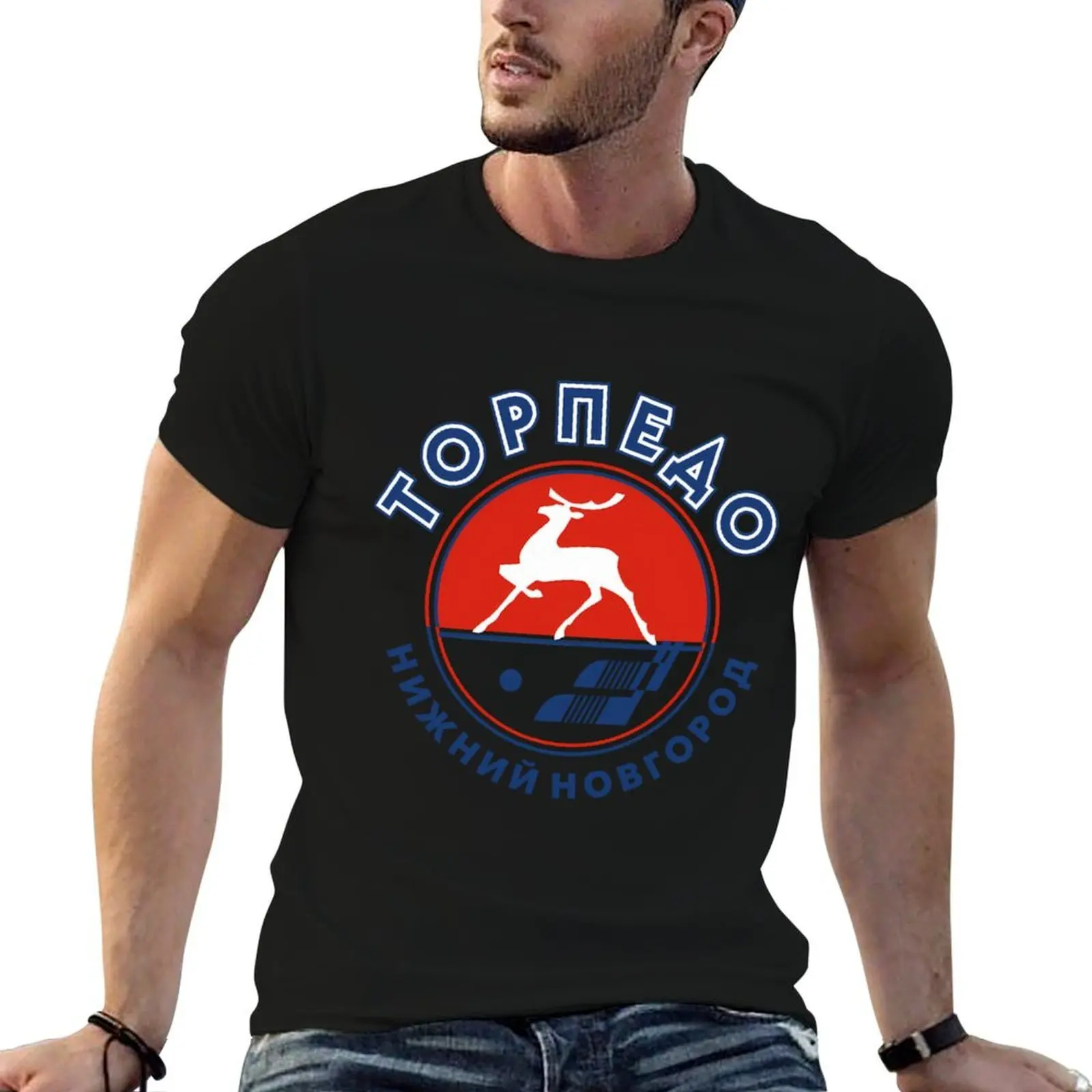 

Torpedo Nizhny Novgorod Hockey T-Shirt man t shirts for men t shirt man designer T-Shirt
