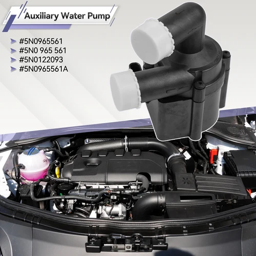 Imagen 2 del producto 5N 0965561   Bomba de agua de refrigeración auxiliar para coche 5N0 965 561 para Audi A1 A3 Q3 TT VW Golf Passat Skoda Seat 1,6 TDI 2,0 TDI 5N 0122093