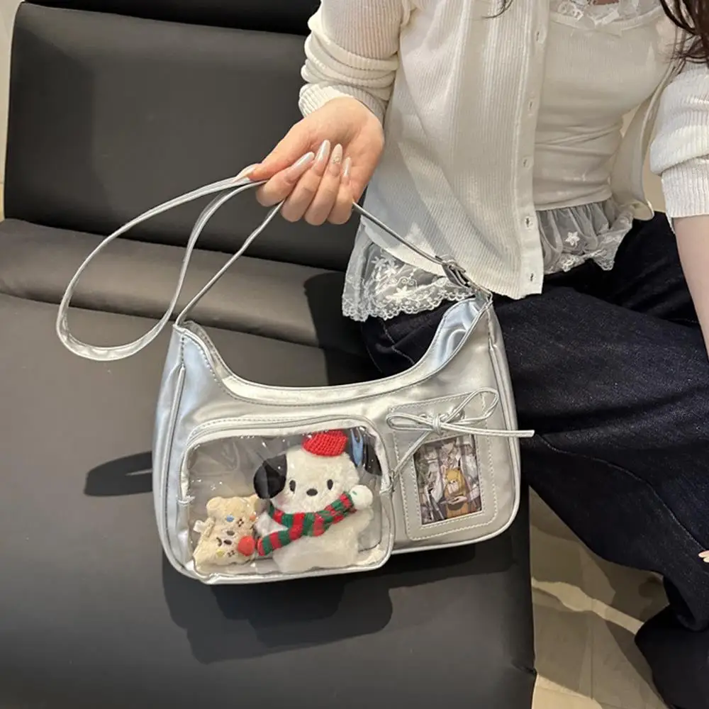 

Trendy Quirky Design Handbag Purse Fashion School Y2K Crossbody Bag Transparent Ita Bag Girls School Japanese Designer Pain Bag