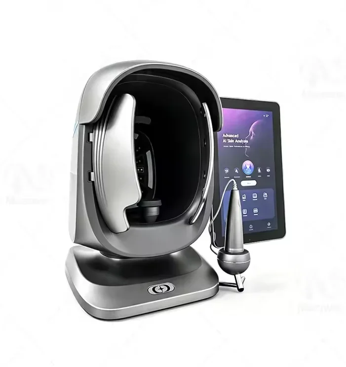 X5 PRO a Round Image Analysis Machine Scalp & Hair & Facial Skin Analyzer with Microscope & UV Light for Salon Spa Beauty Device