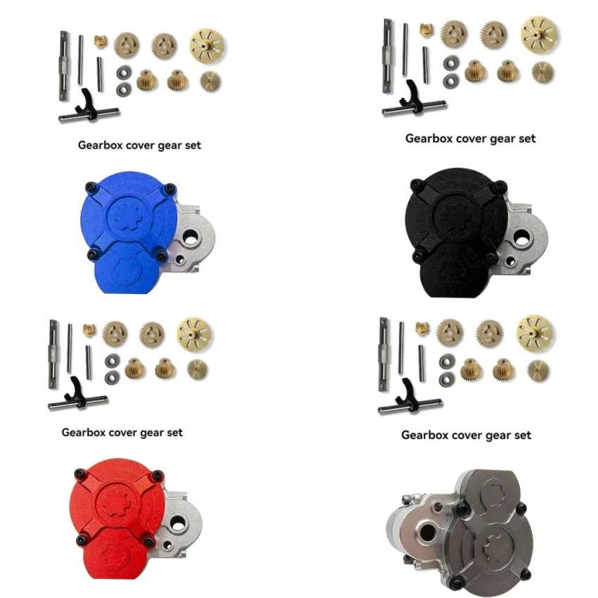 

Для FMS альпинистского автомобиля Xiaoqi 1/24 дробилка FCX18 Land Cruiser LC80 модифицированные OP обновленные детали металлическая коробка передач RC автомобильные аксессуары