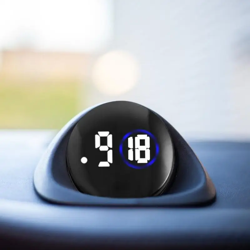 Car Clocks for Dash Stick on Luminous Stick-On Clock for Car Dashboard Multifunctional Analog Clock Watch Car Vent Clocks Watch