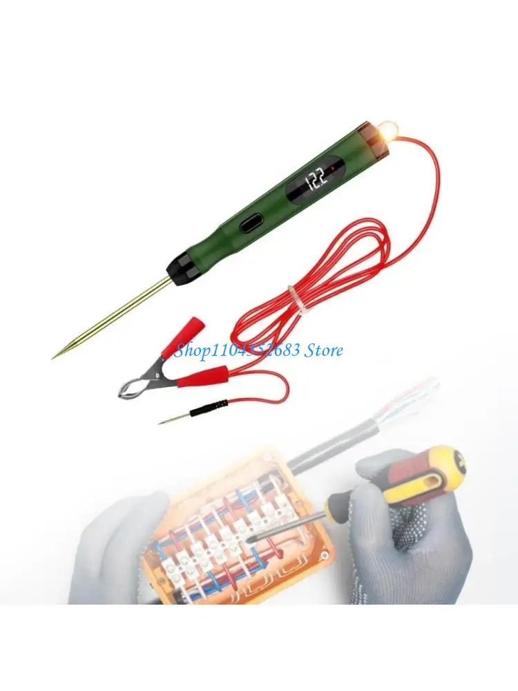 

Y6GD Heavy Duty 5V-30V Digital LED Circuit Tester Car Truck Low & Lights Tester Car Truck Diagnosis Scanner