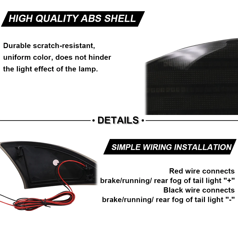 LED Tail Lights For Lexus IS200t IS250 IS300 IS300h IS350 2PCS No Error Red IP67 Waterproof Rear Bumper Reflector Brake Lamps