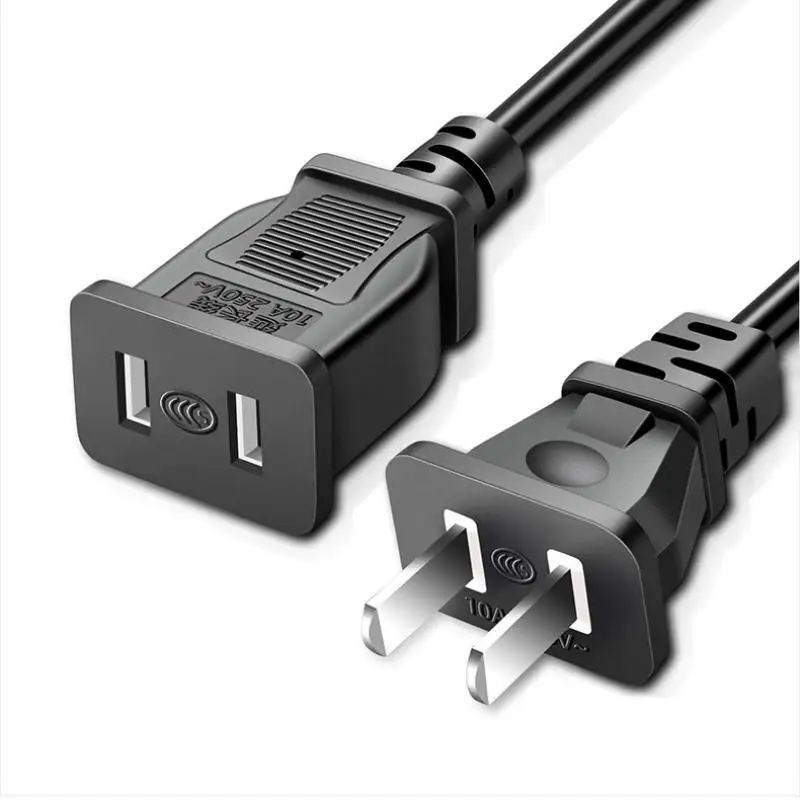 Hot Sale 2M 5M 10M US Plug AC Power Connector Cable TV PC Laptop Power Supply Wire Copper Charging Line