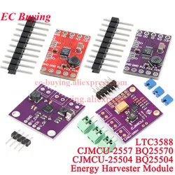 BQ25504 BQ25570 LTC3588 Energy Harvesting Module CJMCU Boost Converter Solar Photovoltaic Cell Management Power Energy Collector