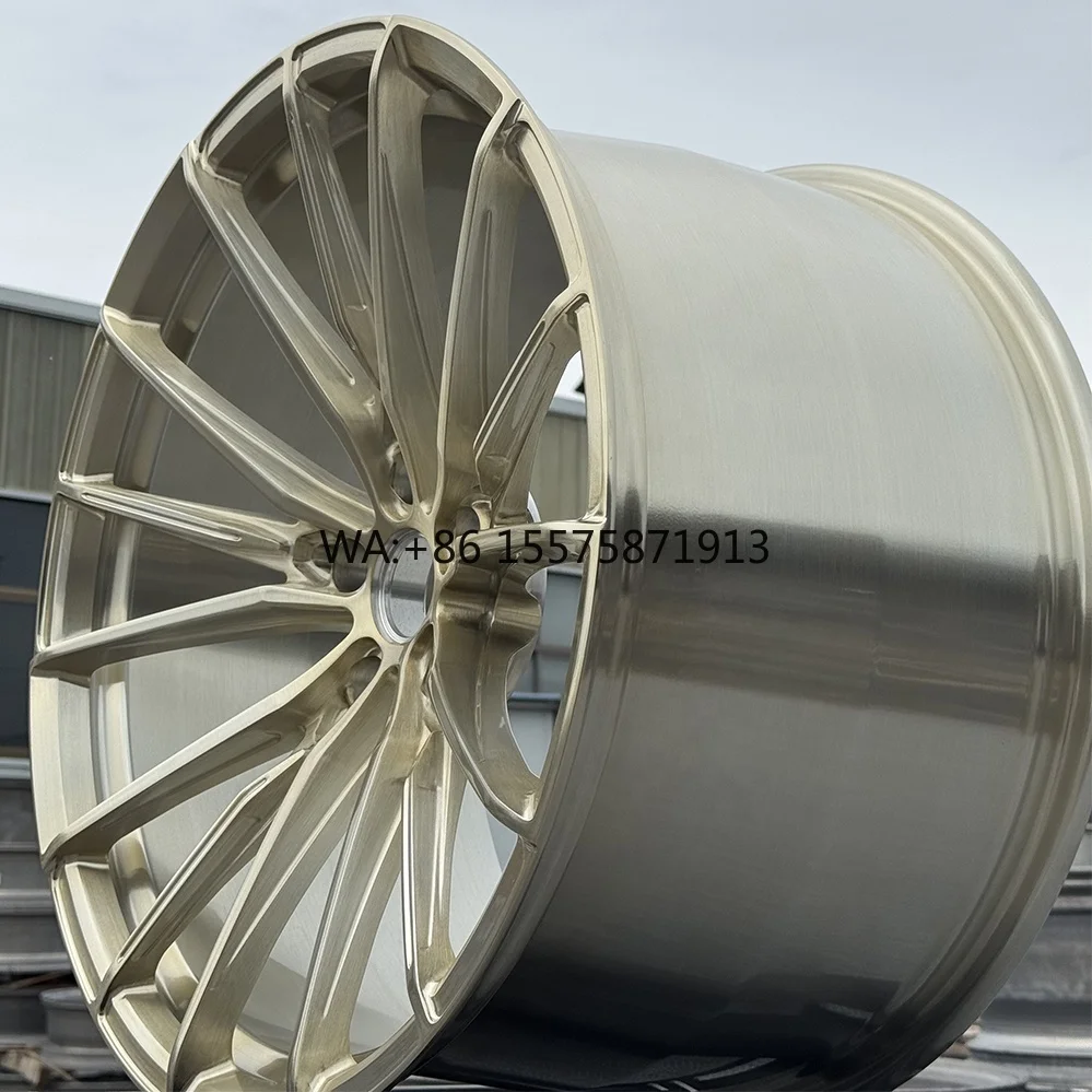 

Кованые колесные диски Custom Deep Concave 5x120 5x112 для легковых автомобилей, высококачественные, матовое золото, моноблок, легкосплавные, 22x10.5 22x12.5