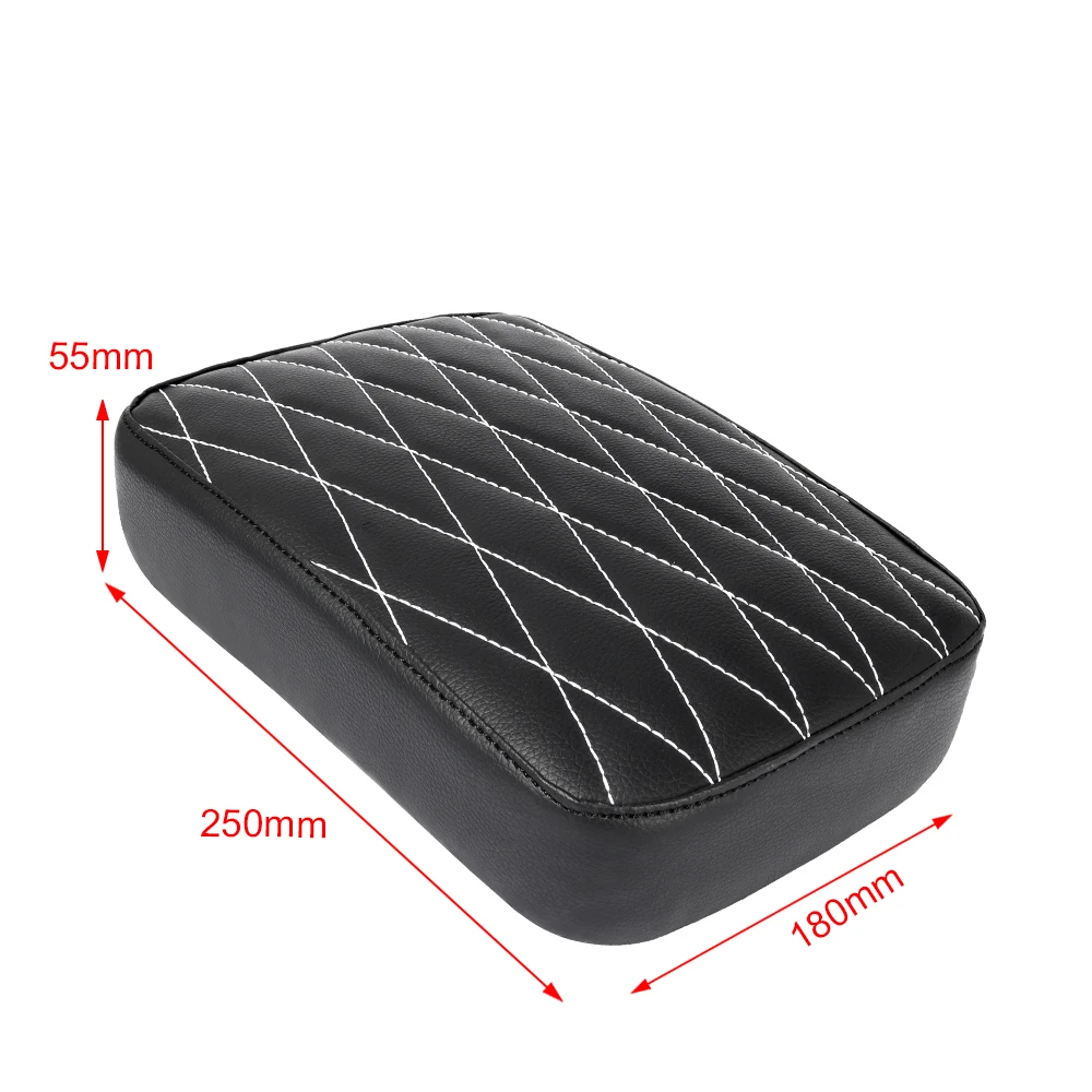 Universal New Motorcycle Black Suction Cup Rear Pillion Passenger Pad Seat For Harley 883 1200 48 Choppers Bobber