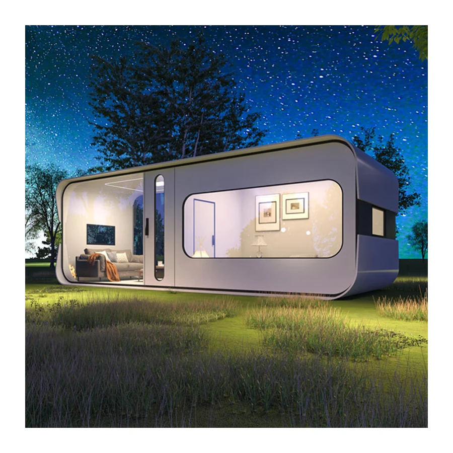 Space Capsule Manufactured homes Cost effective  Modular  Customizes Thermal Insulation Resort area luxury container homes