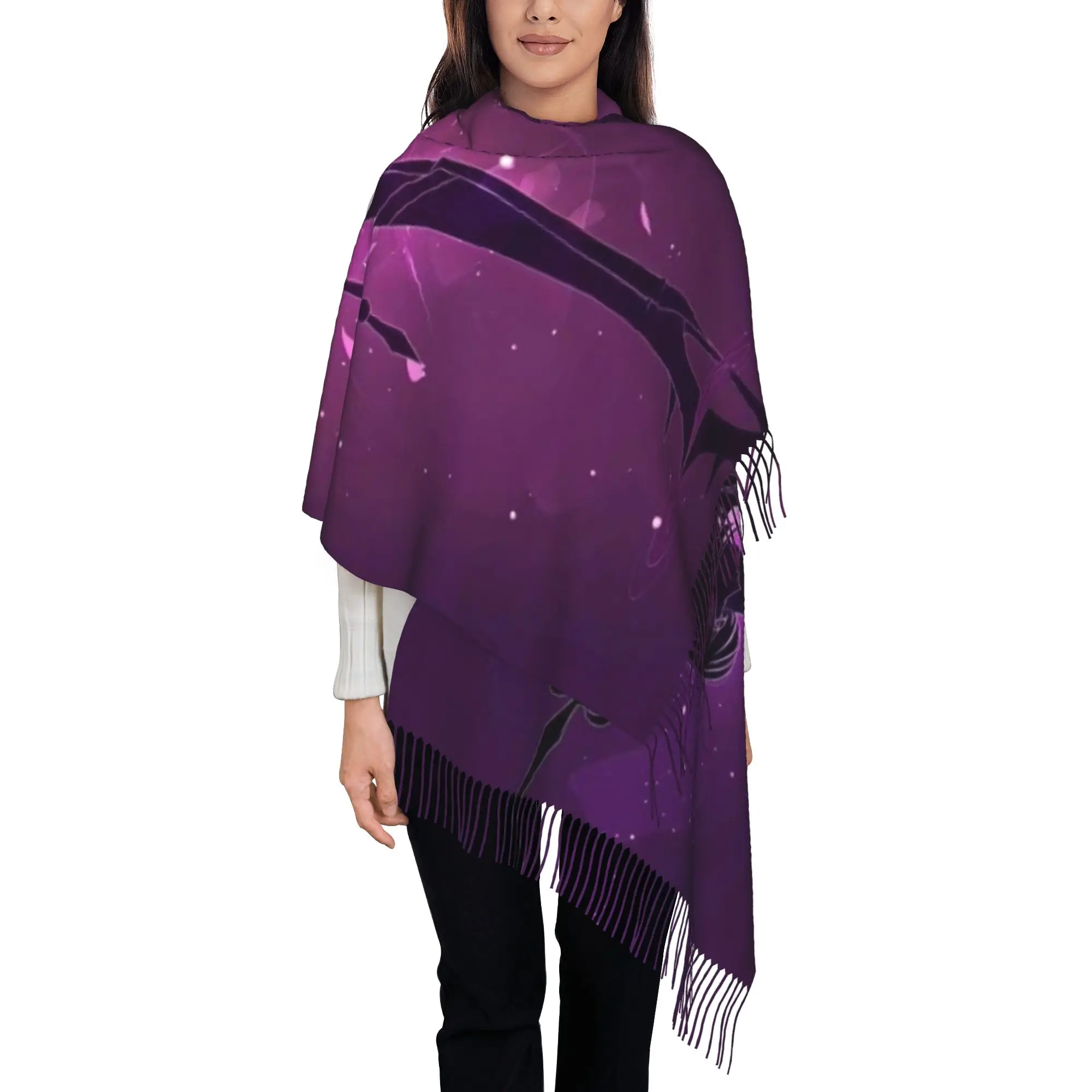 Sailor SaturnTassel Scarf S-Sailor Moon Winter New Design With Tassel Gifts Wrap