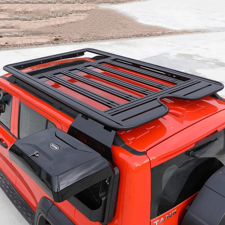 Wholesale 4x4 Accessories Aluminum Luggage Rack Roof Rack for GWM Tank 300 Tank 500 Body Kit Ladder Tool Box