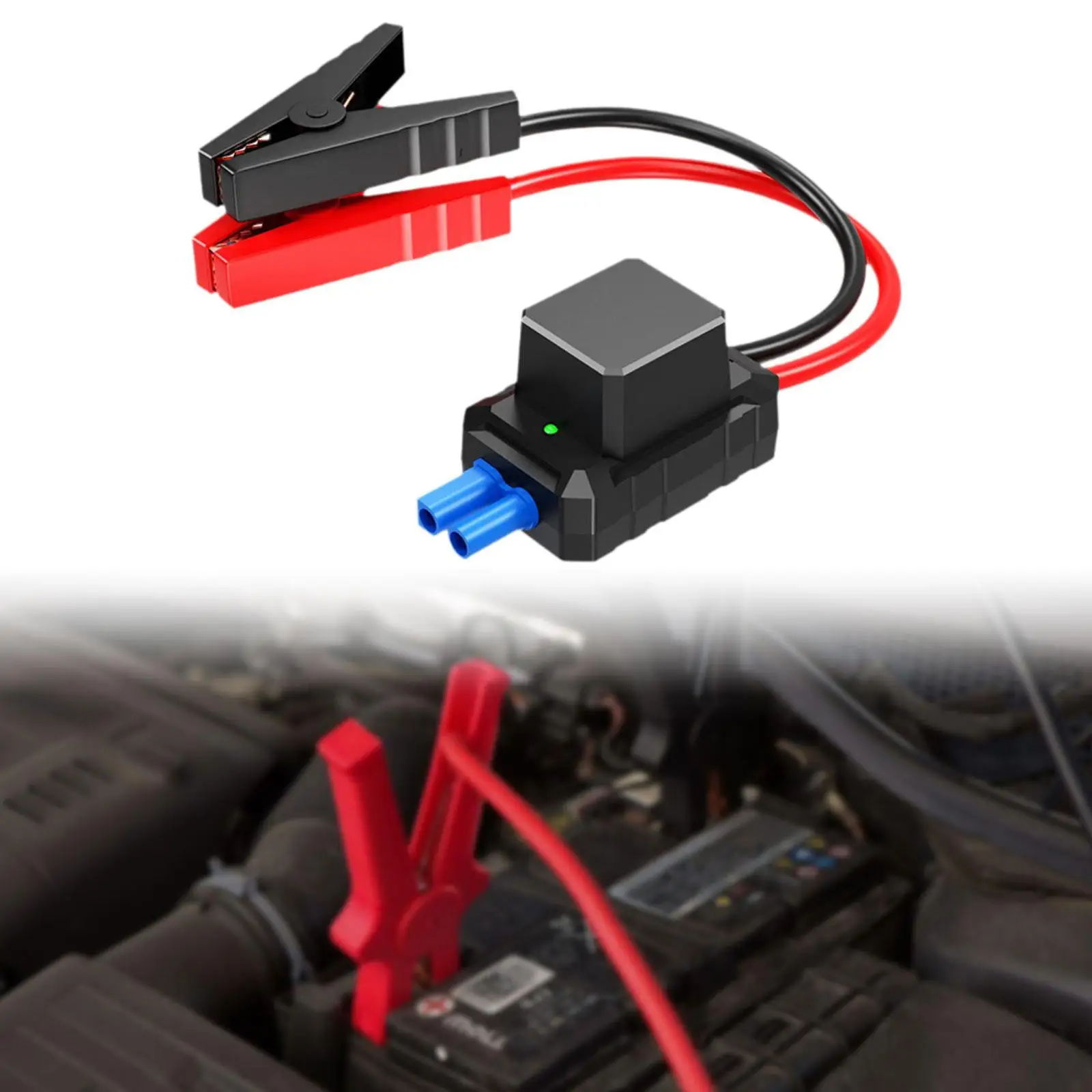 Car Jumper Cable Replacement Double Intelligent Booster Terminal with Clamps