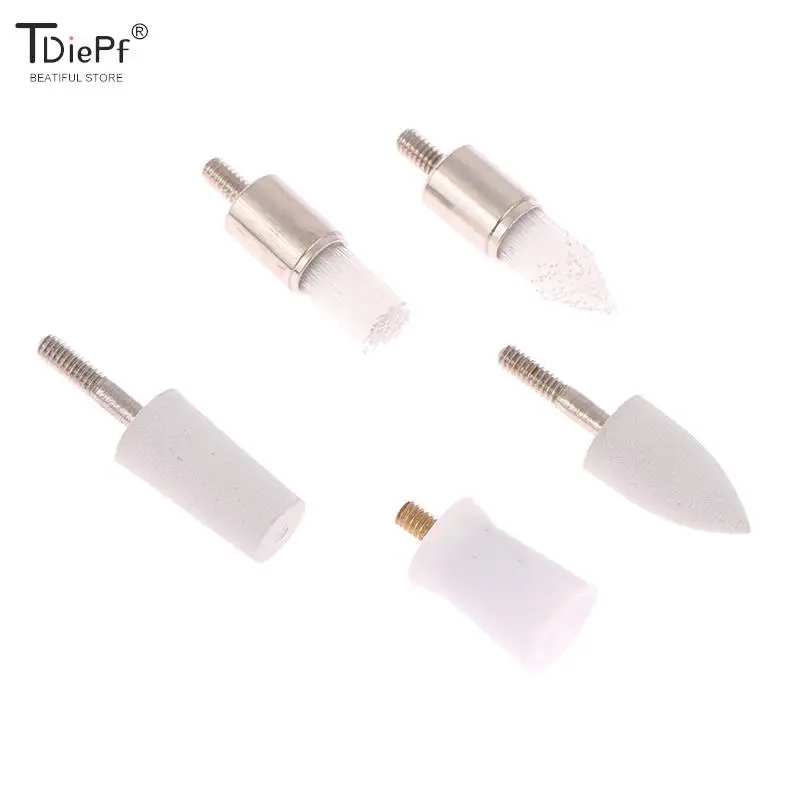 5Pcs/Box Tooth Polisher Whitening Electric Teeth Remover Stain Plaque Head Replacement Electric Tooth Polisher head