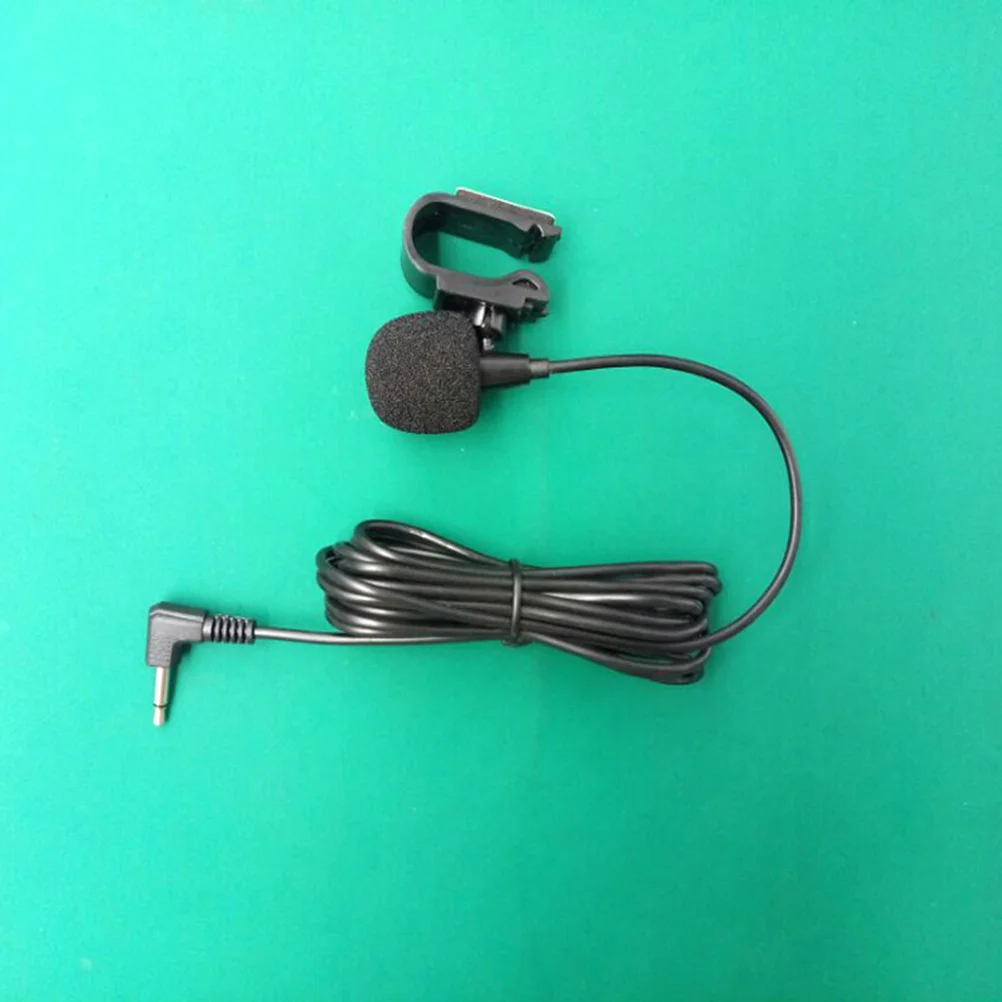 

Motorcycle Microphone .5mm Collar Clip Hands-Free Noise Reduction GPS Mic Motorbike Durable Waterproof