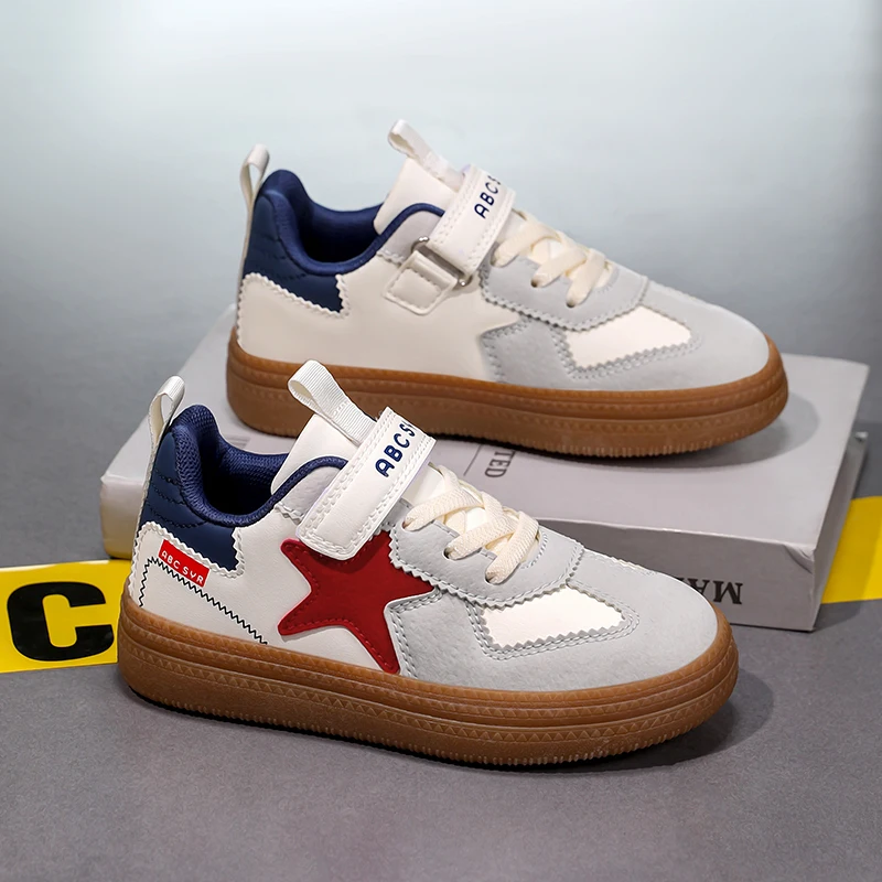 أحذية رياضية جديدة للأطفال منخفضة القطع للجري المنعش والمريح في الهواء الطلق، أحذية كاجوال بسيطة ناعمة وغير قابلة للانزلاق #2