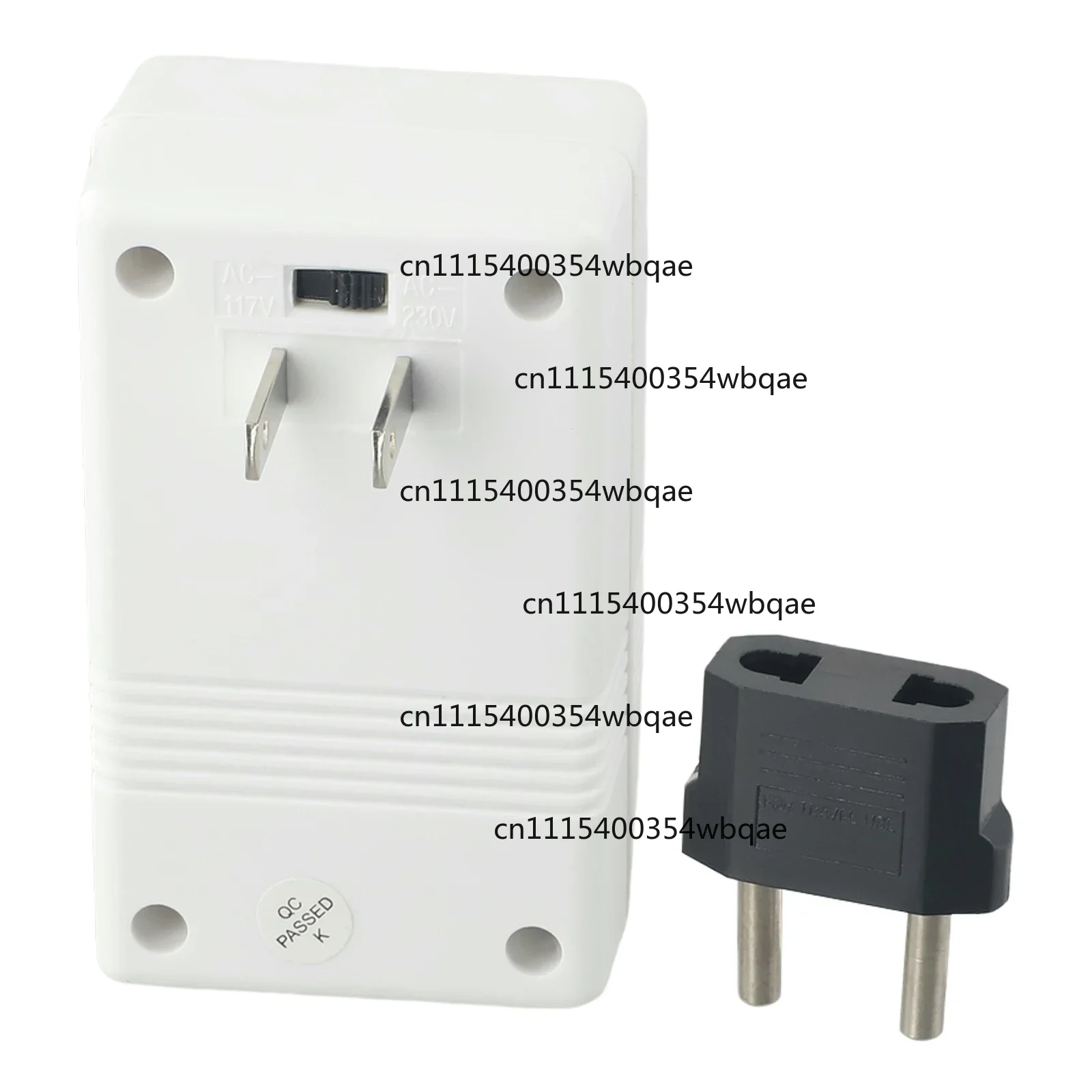 ZOCI-FOR100W Step Up Or Down Voltage Converter Transformer 110V/120V To 220V/240V Dual Channel Voltage Converter With EU Adapter