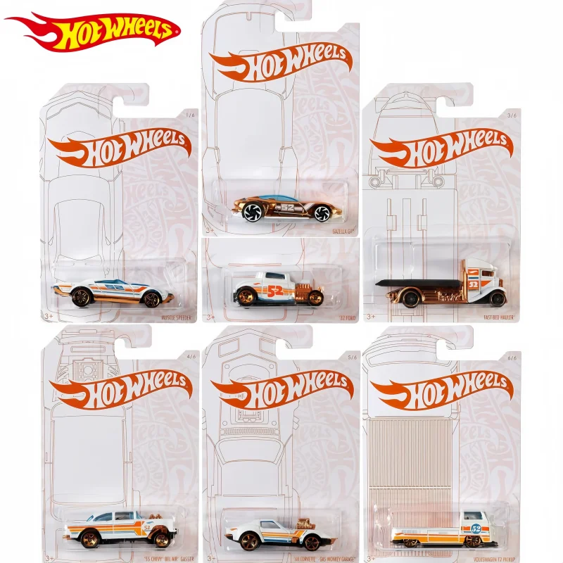 

New Hot Wheels 52nd Anniversary Pearl Series High-Quality Alloy Diecasting Car Model Collectible Toys Vehicle For Children Gifts