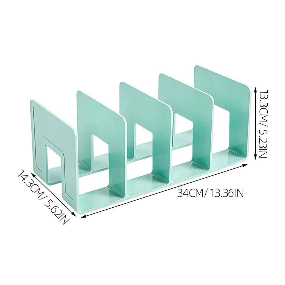 

Reading Bookshelf Acrylic Student Desk ganizer File Sorter Magazine Divider Book Holders Shelves Office Storage