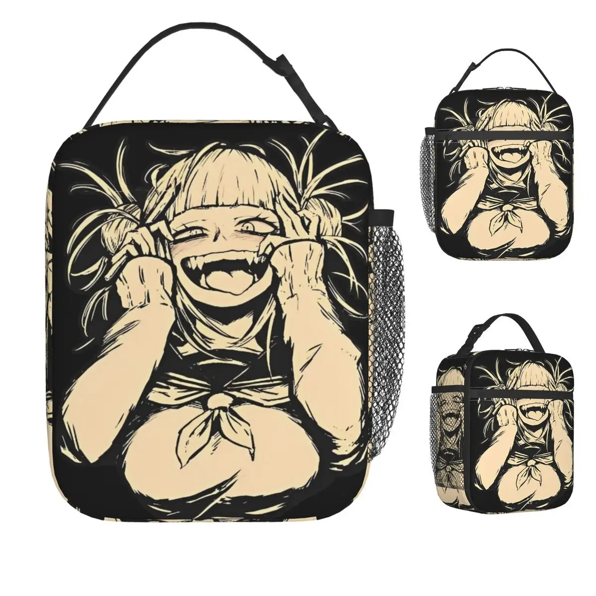 Anime My Hero Academia Print Lunch Bag Funny Lunch Box School Convenient Thermal Lunch Bags Graphic Cooler Bag