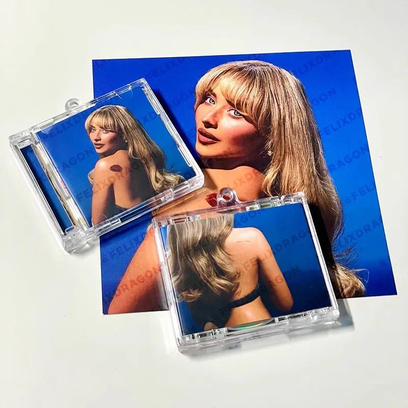 سابرينا نجار موسيقى صغيرة CD المفاتيح قصيرة n الحلو ألبوم اللعب الأغاني DIY كيرينغ تأثيري قلادة الاكريليك إكسسوارات عقد #2