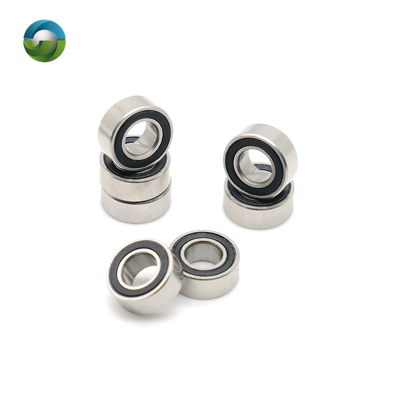 MR105RS Bearing 10PCS 5x10x4 mm ABEC-7 Hobby Electric RC Car Truck MR105 RS 2RS Ball Bearings MR105-2RS Black Sealed