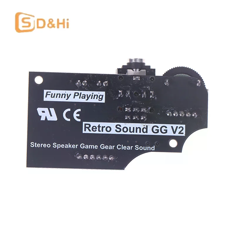 Высококачественная двухканальная аудиоплата громкости для игрового оборудования SEGA с использованием аудиоконденсаторов ELNA, максимальный двойной оригинальный выход громкости