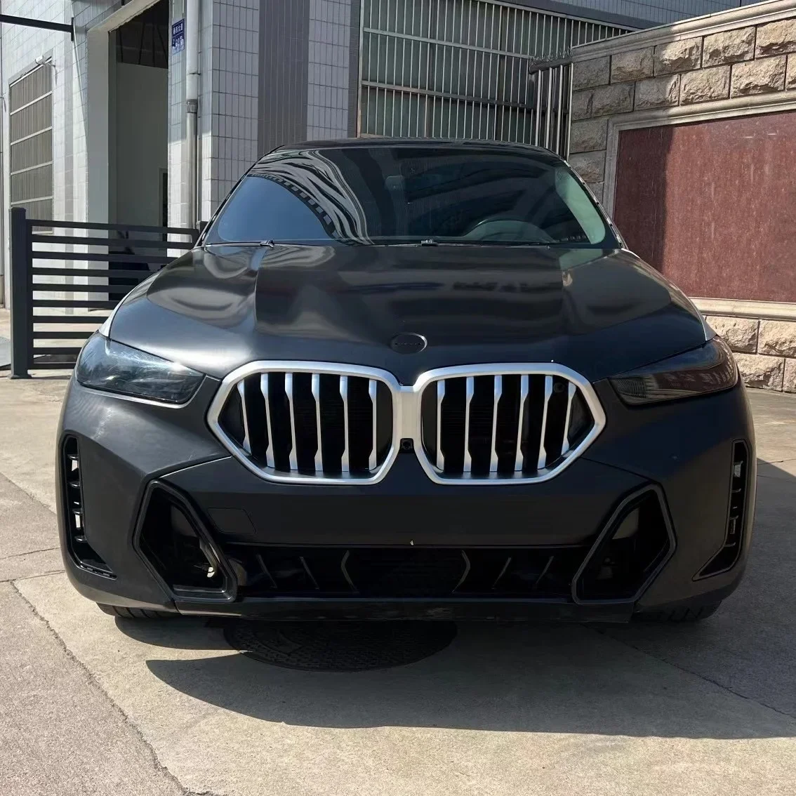 Car Bumpers Accessories for X6 E71 2008-2014 Upgrade to G06 LCI X6 M-TECH Model Bumpers Hood Fender Car Lamps Eyebrows