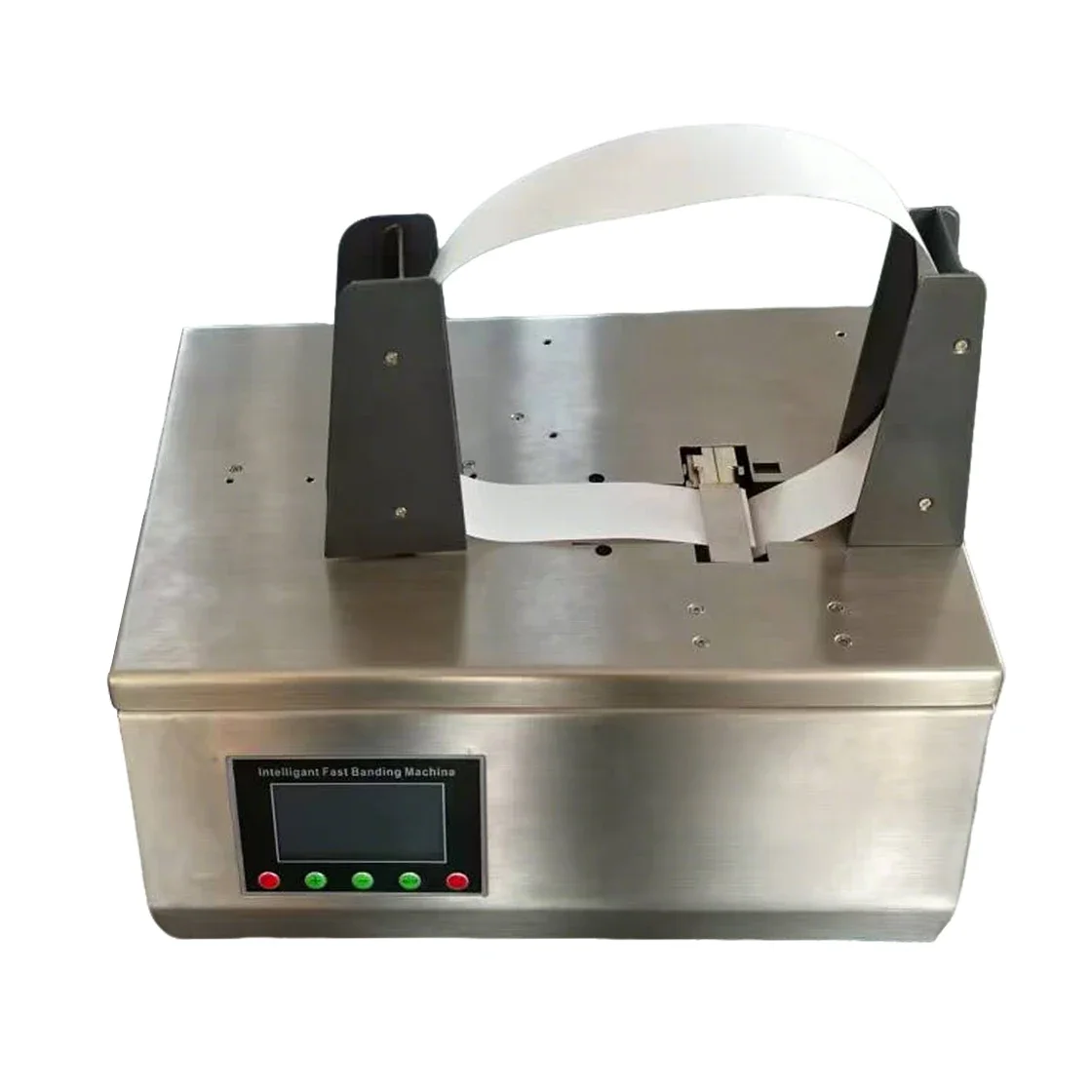 

20mm/30mm /40mm Wrapping Machine High Speed Intelligent Banding Machine Vegetables Paper Roll OPP Film Tape Binding Machine