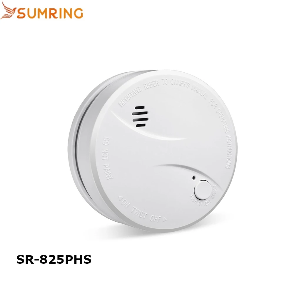 85dB Smoke Sensor And Fire Detector With CE Approved 10 Years Sealed Battery Life Optical Sensor For Kitchen