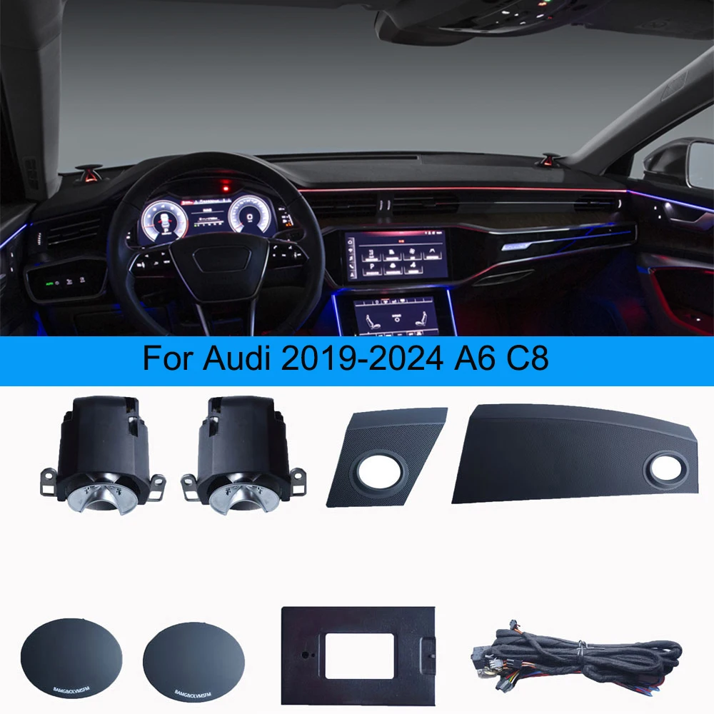 

The instrument panel raises and lowers the treble 32-color LED ambient lights For Audi A4, A5, B9, C8, A6, A7, S6, S7, RS6, RS7