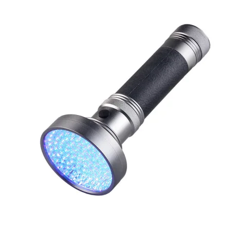 ANYGO 18W 100Led High power UV Flashlight torch 395nm ultraviolet scorpions pet urine Leakage Detection led light AA Battery