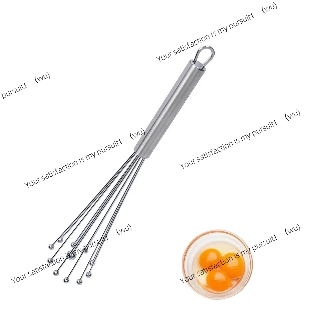 10/12 Kitchen Stainless Steel Mixer Manual Metal Egg Beater