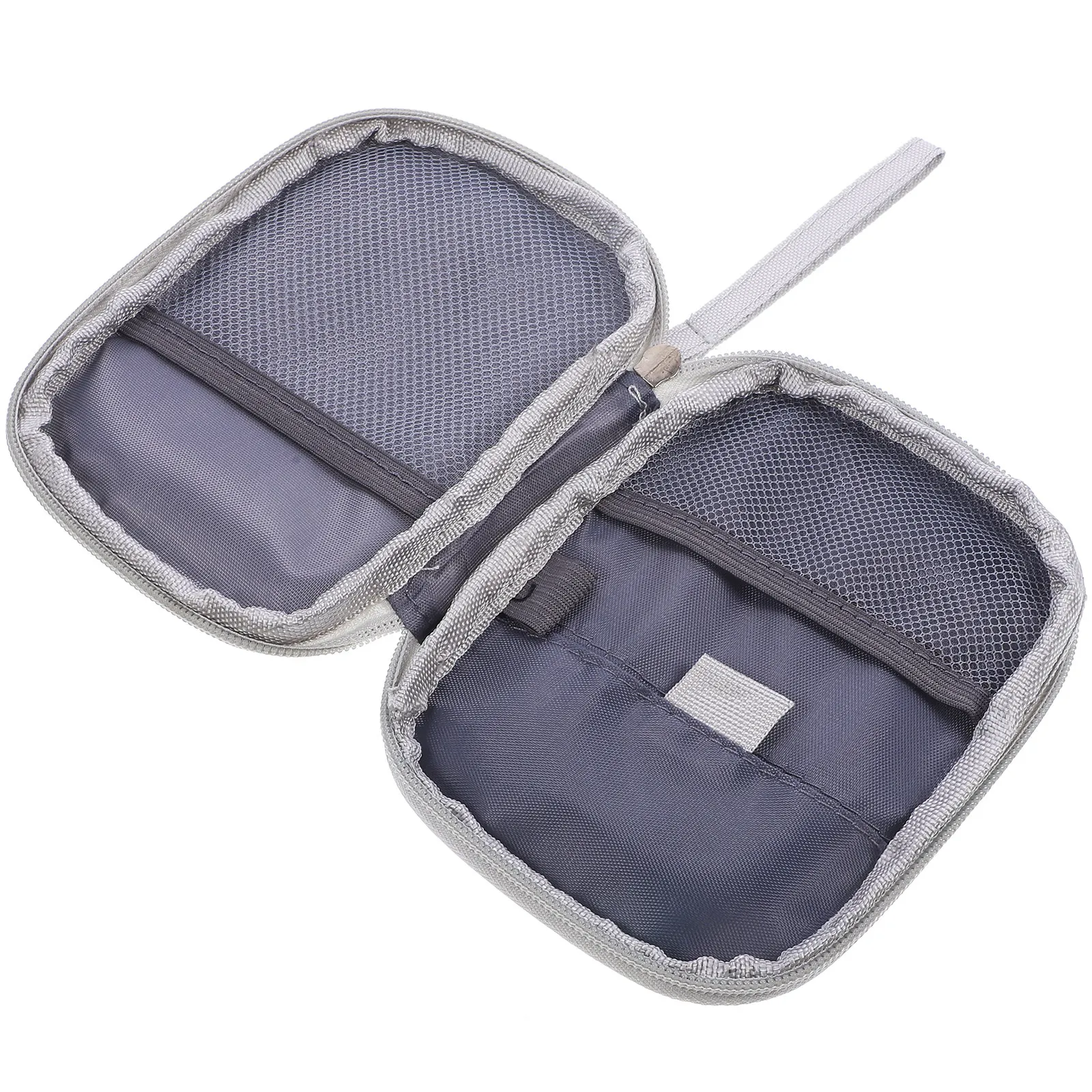 Compact Portable Medicine Bag Oxford Material Zipper First Aid Pouch Empty for Travel Hiking Camping Boating Emergency Kit