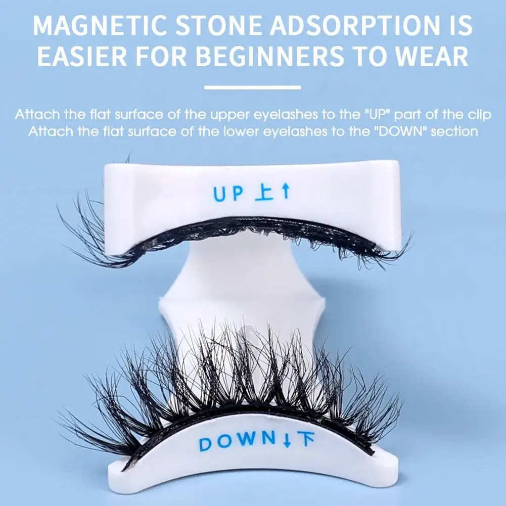 1/2/3pcs Magnetic Eyelashes Clip Eyelash Curler False Eyelashes Tweezer Clip Clamp Makeup Tools Eyelashes Extensions Applicator