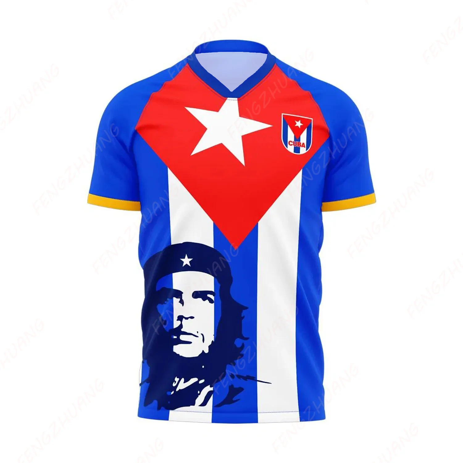 Cuba Che Guevara 2024/25 Concept Shirt Outdoor Quick Dry Soccer Jersey unisex Summer Classic Casual Loose T-Shirt New