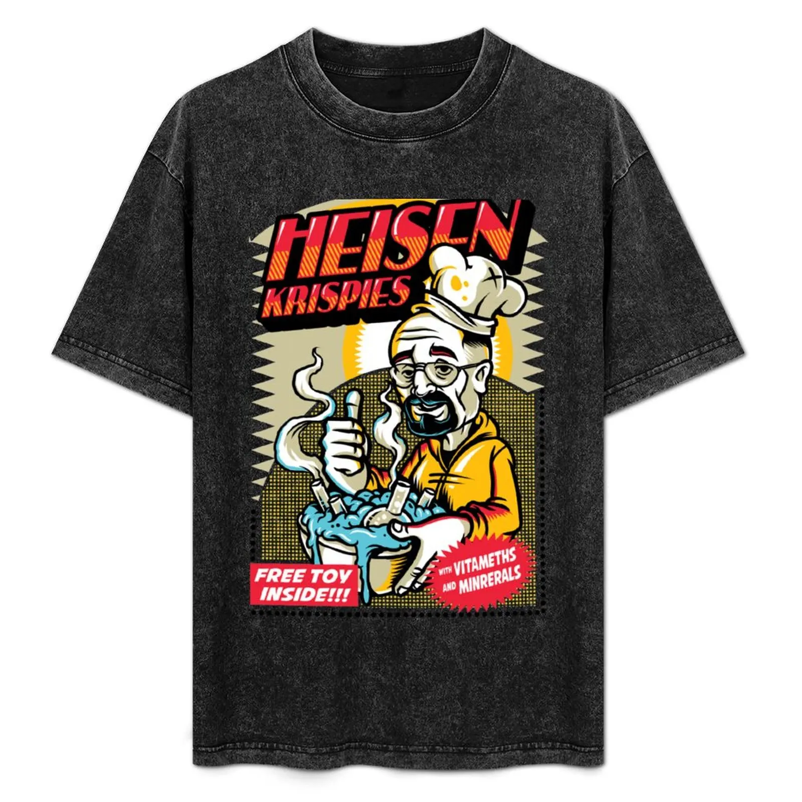 Camiseta Heisen Krispies, camiseta deportiva informal de secado rápido