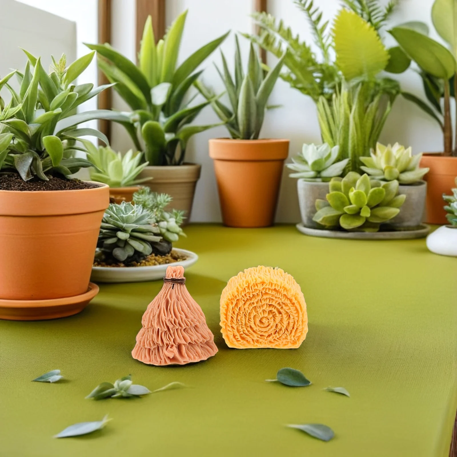 

40 Pcs Simulated Farm Haystack Dollhouse Ornament Decorative Bales Model Fake for Crafts Resin