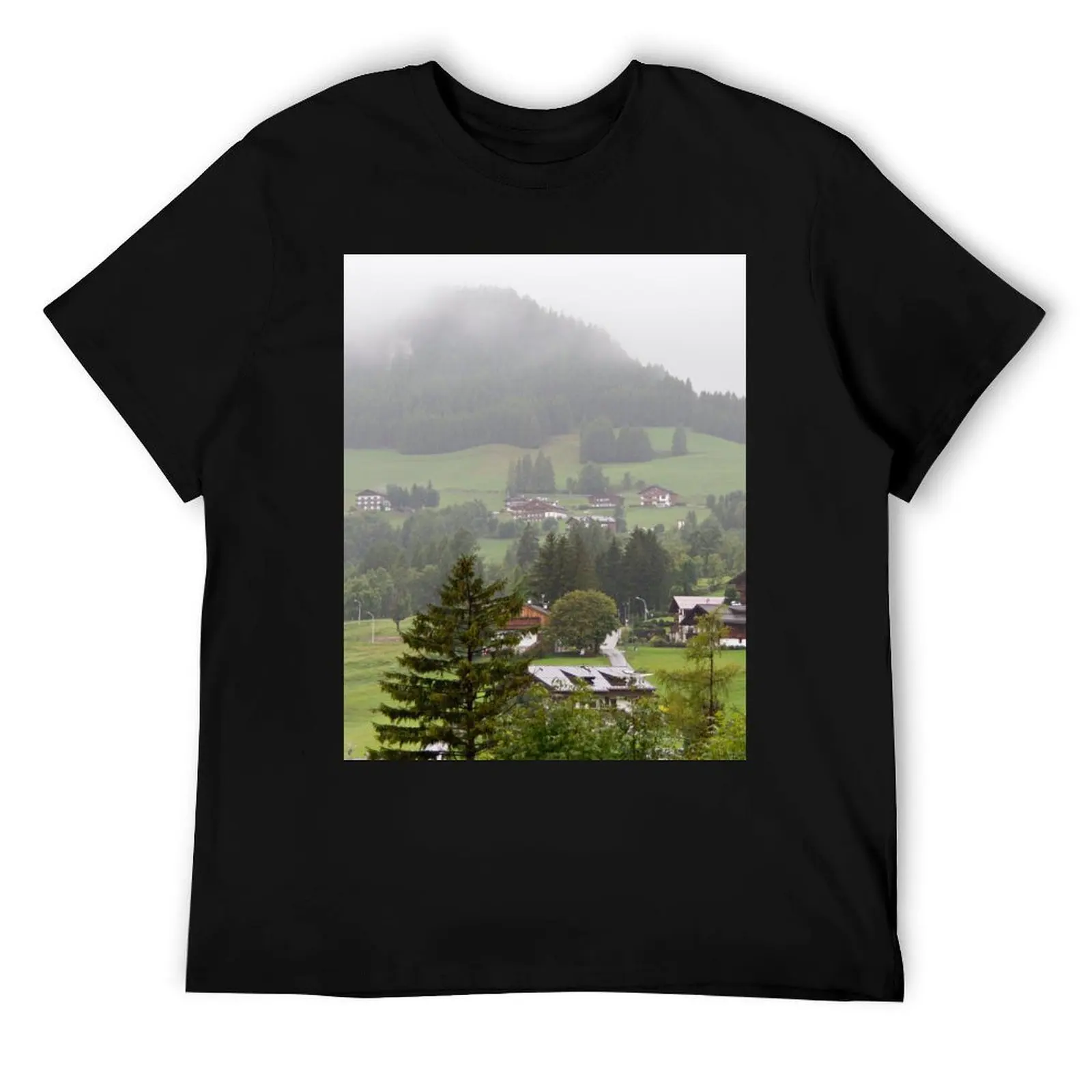 

Scattered Hamlet - Cortina D'Ampezzo - Italian Alps T-Shirt anime tshirt man t shirts high quality luxury brand T-Shirt