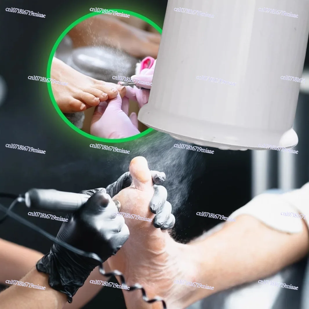 High-End SN-D1 Manicure Vacuum Cleaner with Pedicure Lighting Top Suction Large Suction Cross-Border Exclusive Supply