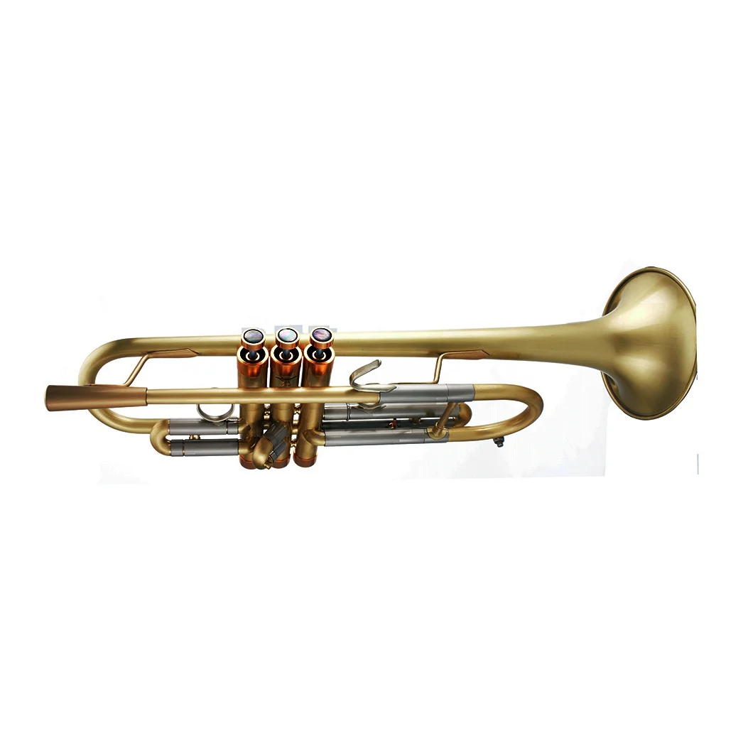 SEASOUND Professional BB Tone Trumpet Vintage Heavy Trompeta JYTR409MB With Bigger Bell Brass Body OEM