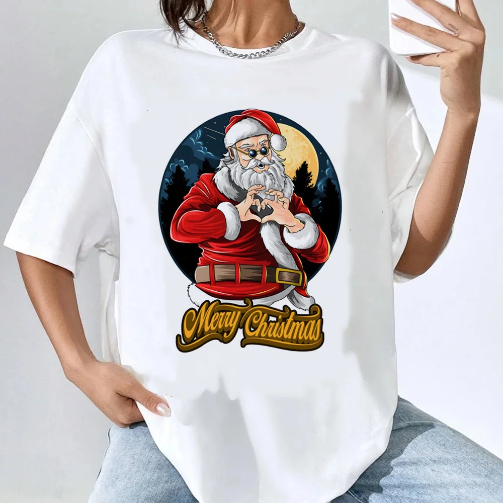 T-shirt de Noël gothique grunge respirant, chemise classique kawaii, rétro hip hop, chimédélique, années 80, 600