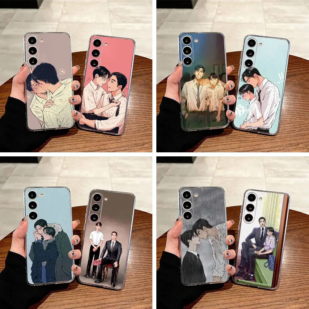 

C-Captivated- By -You BL Phone Case For Samsung Galaxy A71,A70,A52,A51,A40,A30 Transparent Cover